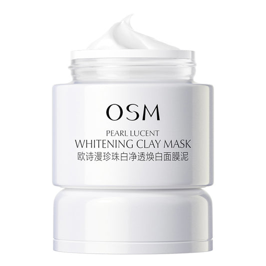 OSM Luminous Mask Applicable Moisturizing Pearl Powder Whitening Mud 50g